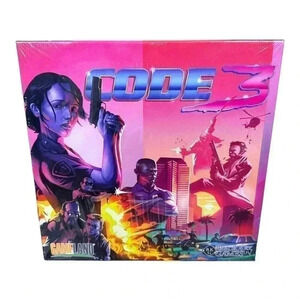 Code 3 Board Game | Cooperative, Story-Driven, 80s-Themed Crime Fighting NEW